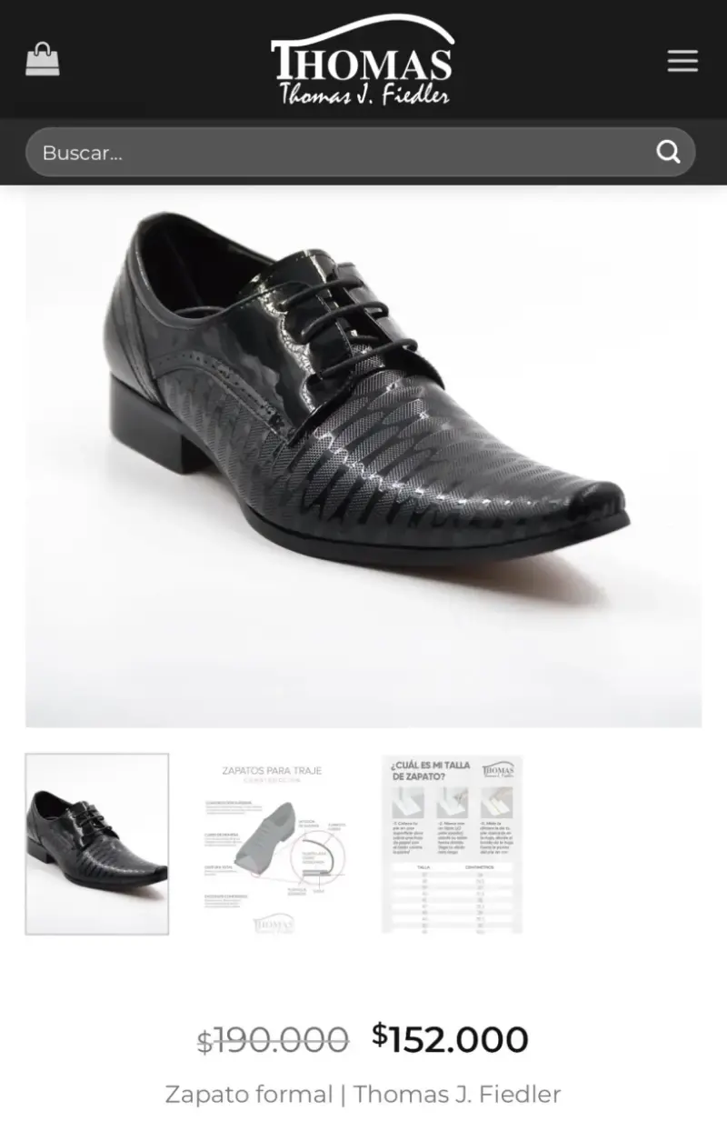 Zapatos de vestir negros Thomas J. Fiedler - 5
