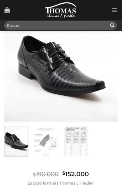 Zapatos de vestir negros Thomas J. Fiedler - miniatura 5