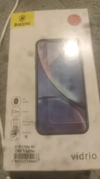 Protector de Pantalla Vidrio Templado Boccini para Xiaomi 11 Lite 5G - miniatura 1