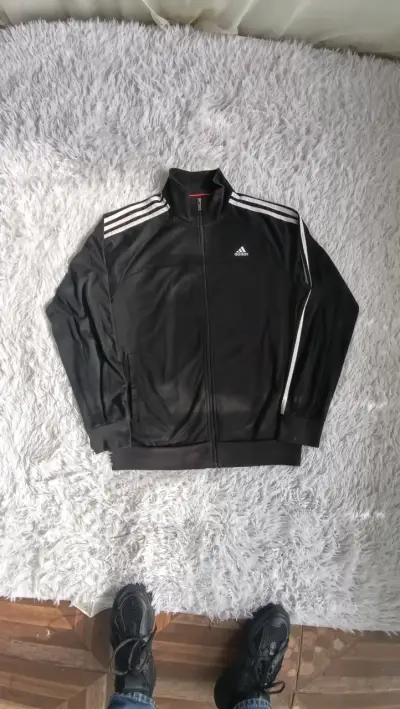 Poleron  Adidas con rayas - miniatura 1