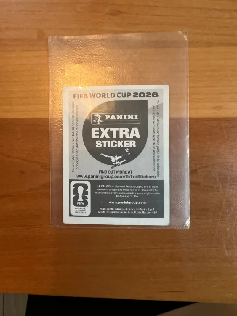 Lámina Extra Panini Lionel Messi Mundial gold 2026 - 2