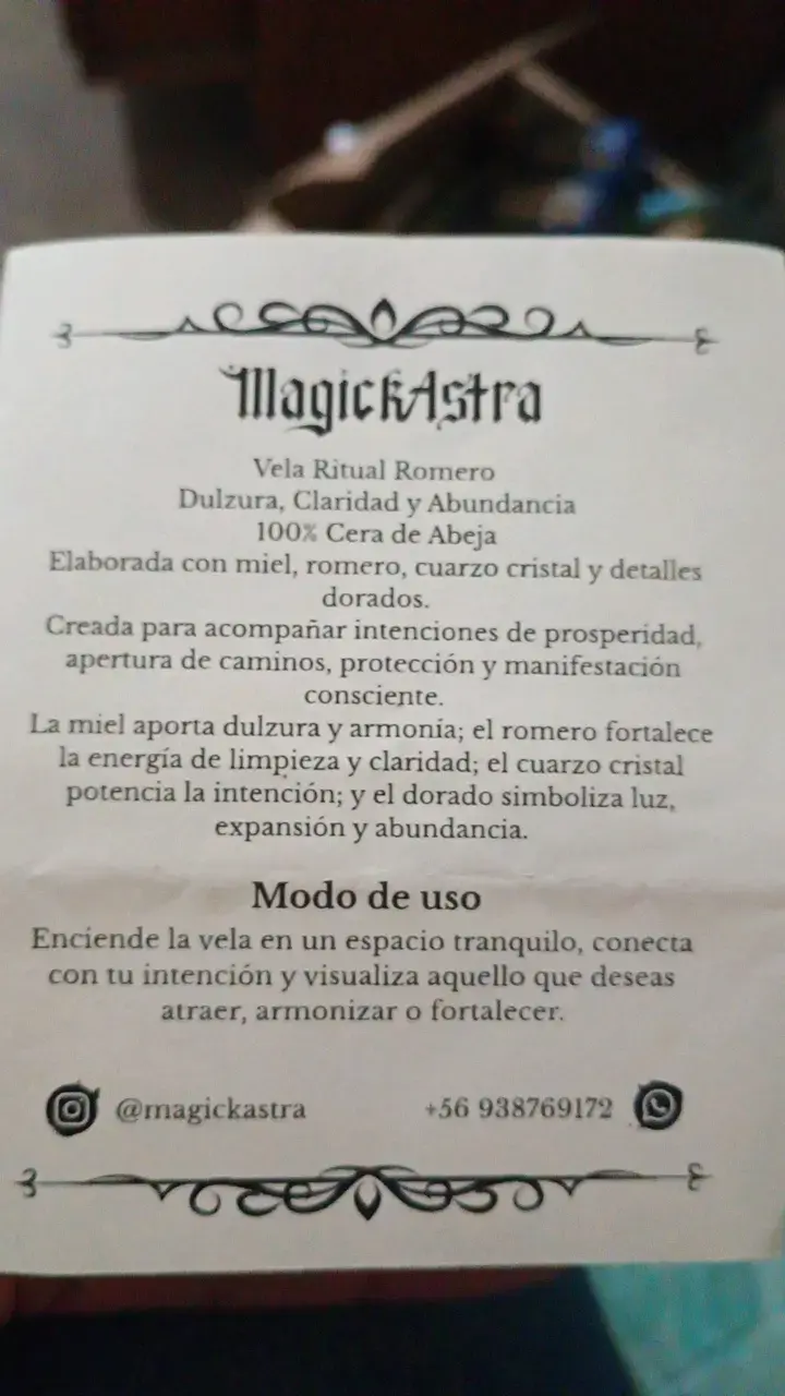 Vela ritual de romero abundancia - 2