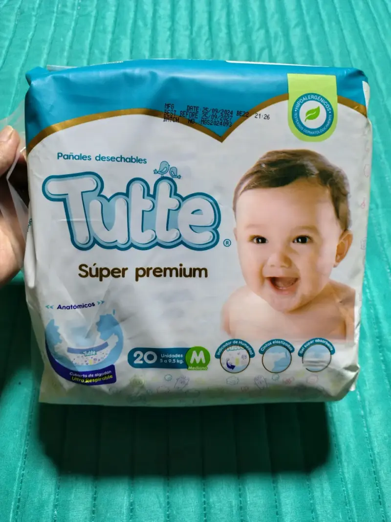 Pañales desechables Tutte Súper Premium M y XG 20U - 2