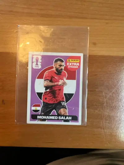 Lámina Panini Extra Sticker Mohamed Salah FIFA 20 - miniatura 1