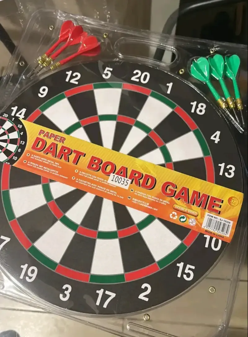 Juego de Dardos con Tablero Doble Cara - 1