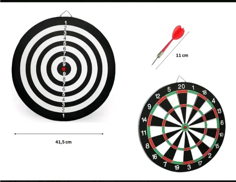 Juego de Dardos con Tablero Doble Cara - 3
