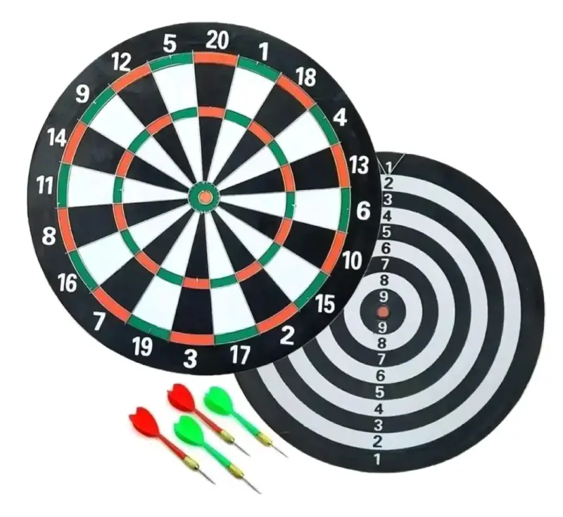 Juego de Dardos con Tablero Doble Cara - 4
