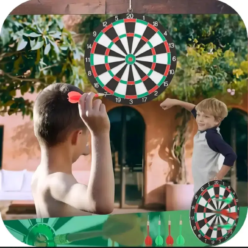 Juego de Dardos con Tablero Doble Cara - 5