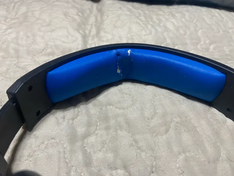 Auriculares gaming con micrófono y cable azul - 3