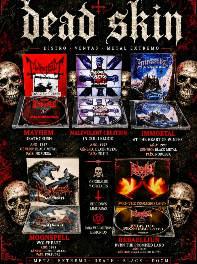Colección de CDs de Metal Extremo - 4