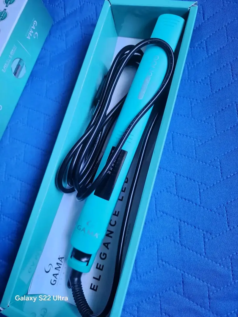 Alisadora de Pelo Gama Aqua Elegance LED Turquesa - 1