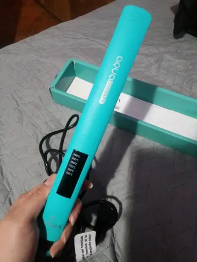 Alisadora de Pelo Gama Aqua Elegance LED Turquesa - miniatura 2