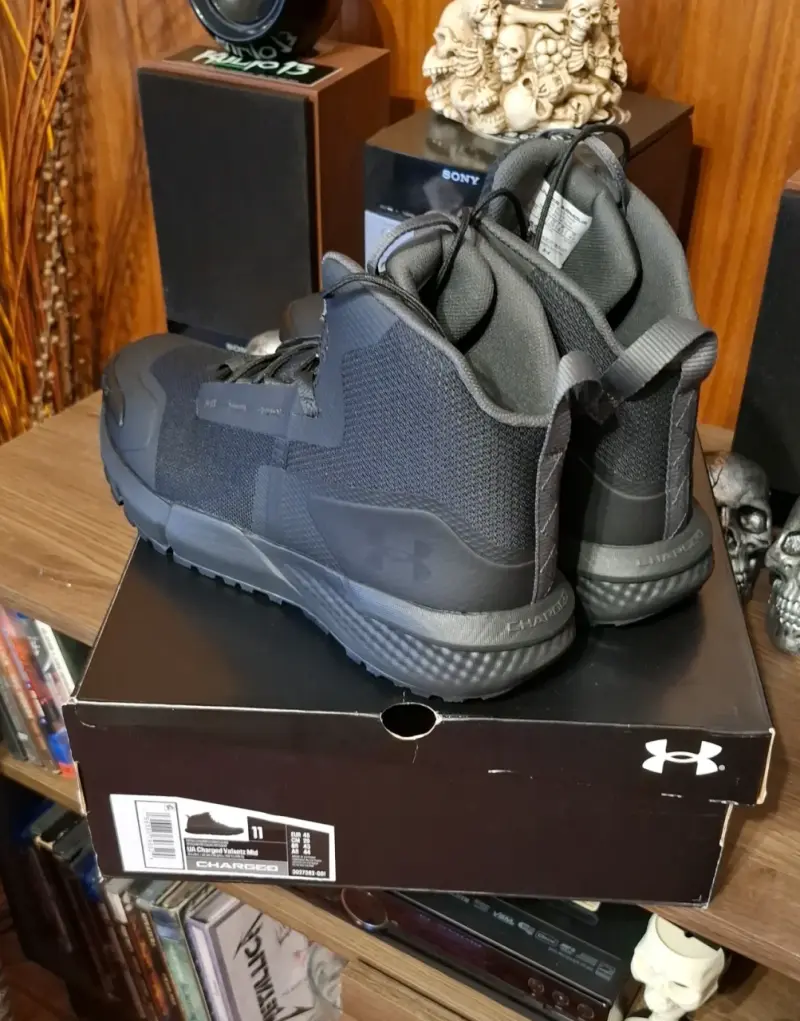Botas tácticas Under Armour Charged Valsetz Mid negras - 2