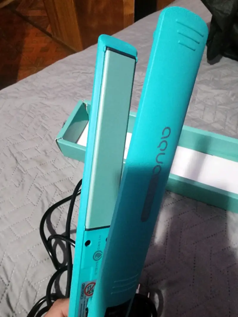 Alisadora de Pelo Gama Aqua Elegance LED Turquesa - 3