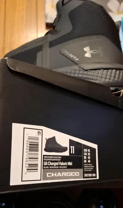 Botas tácticas Under Armour Charged Valsetz Mid negras - miniatura 3