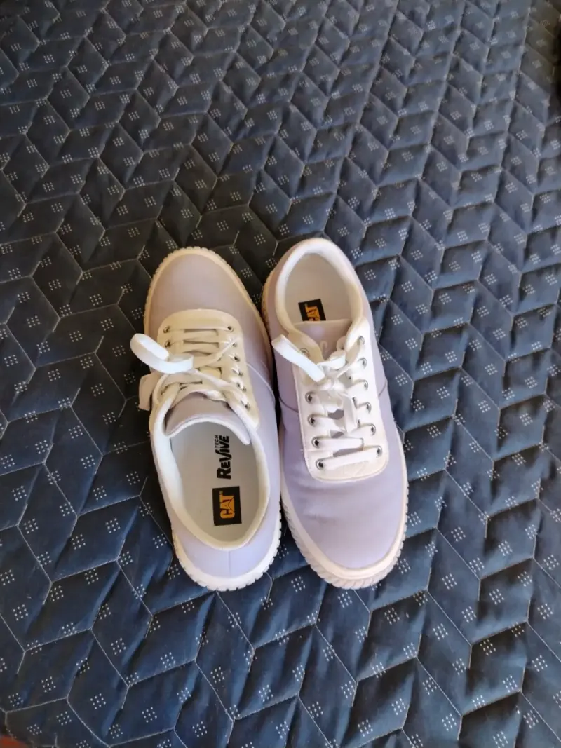 Zapatillas casuales blancas para mujer CAT - 2