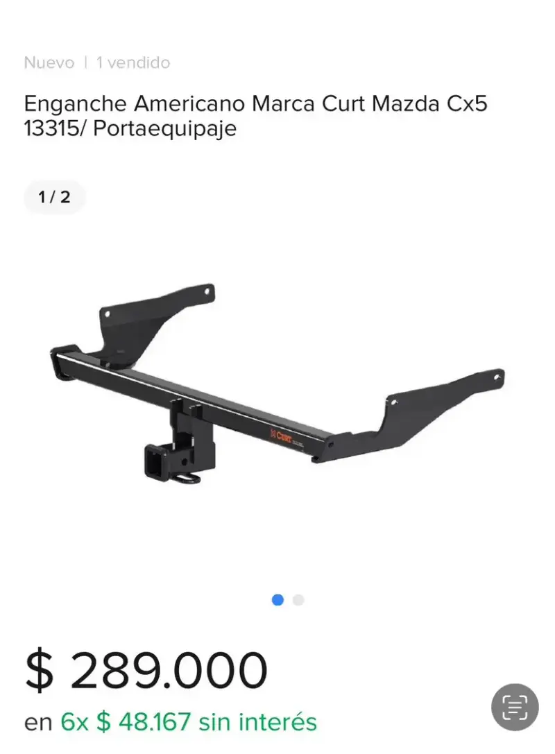 Enganche Americano Curt para Mazda CX-5 - 3