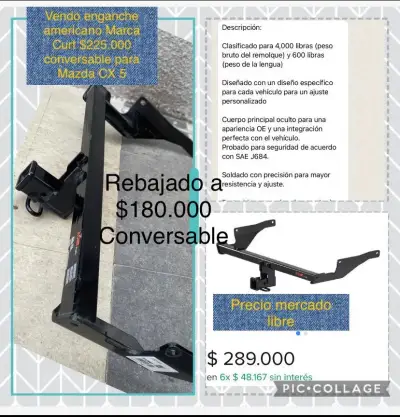 Enganche Americano Curt para Mazda CX-5 - miniatura 4