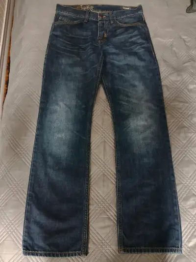 Jeans de mezclilla azul para hombre - miniatura 5