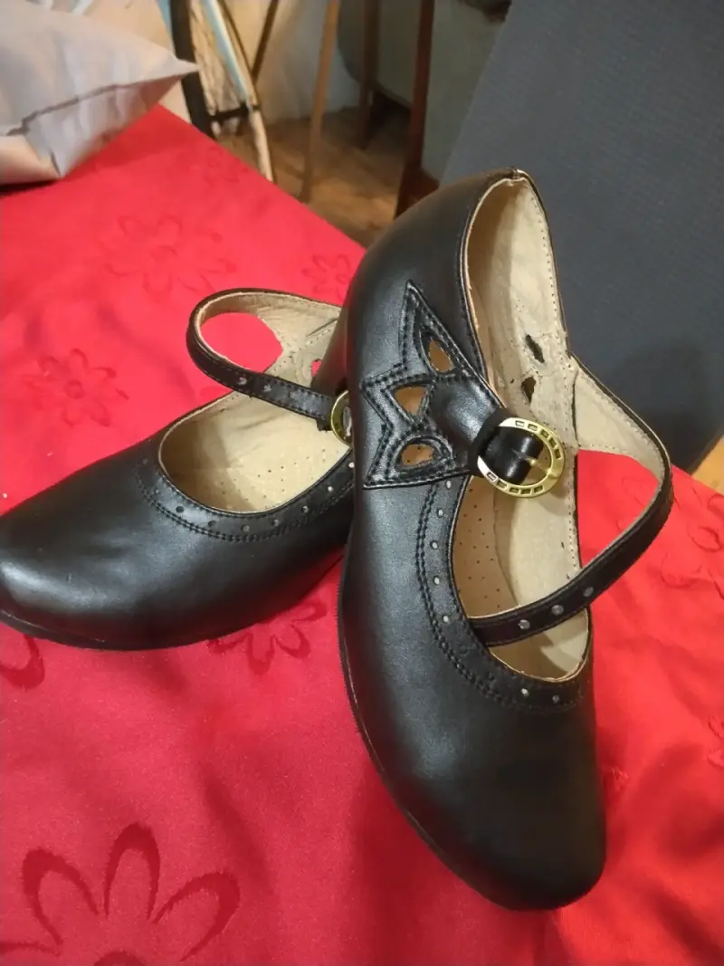 Zapatos de baile negros con tacón - 3