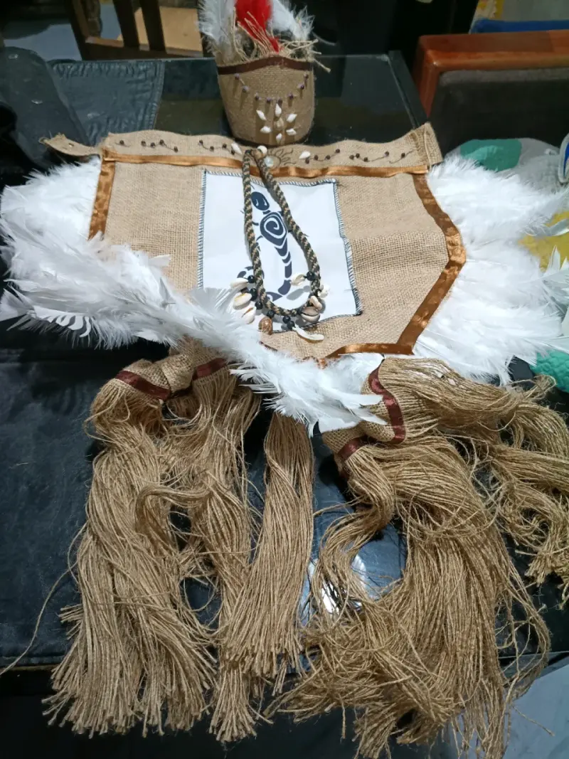 Disfraz de danza tradicional con accesorios - 1