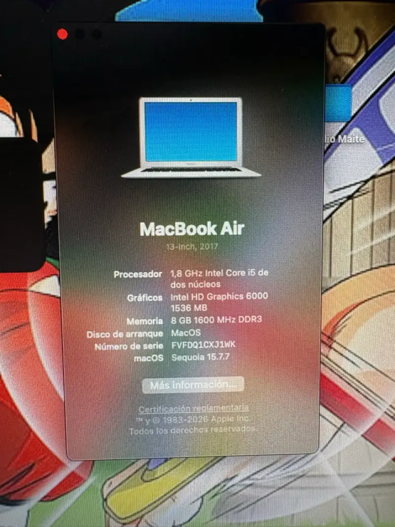 Apple MacBook Air 2017 - 2