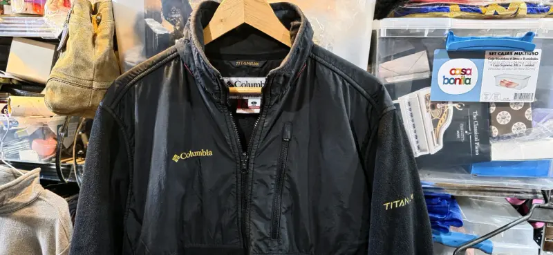 Chaqueta Columbia Titanium Negra para Hombre - 2