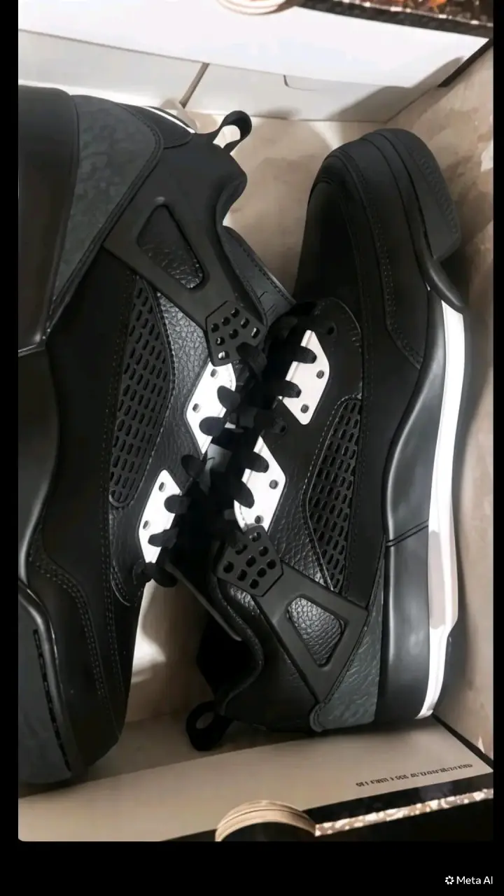Zapatillas Jordan Spizike Low negras y blancas - 1