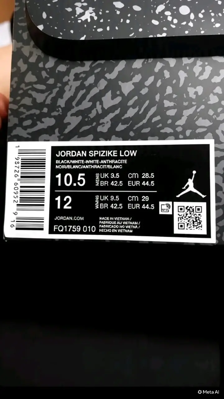 Zapatillas Jordan Spizike Low negras y blancas - 2