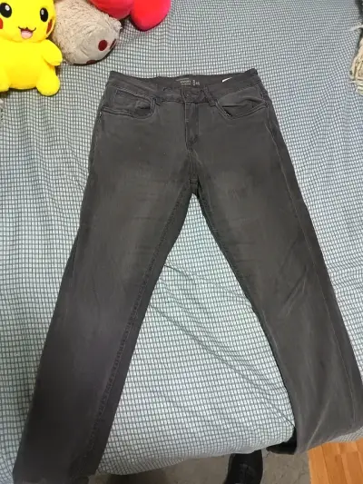 Jeans skinny grises talla 40 Fashion's Park - miniatura 1