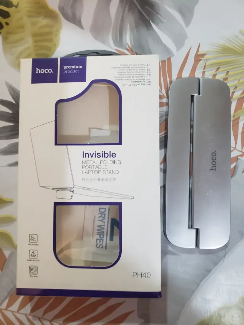 Soporte Plegable de Metal para Laptop Hoco PH40