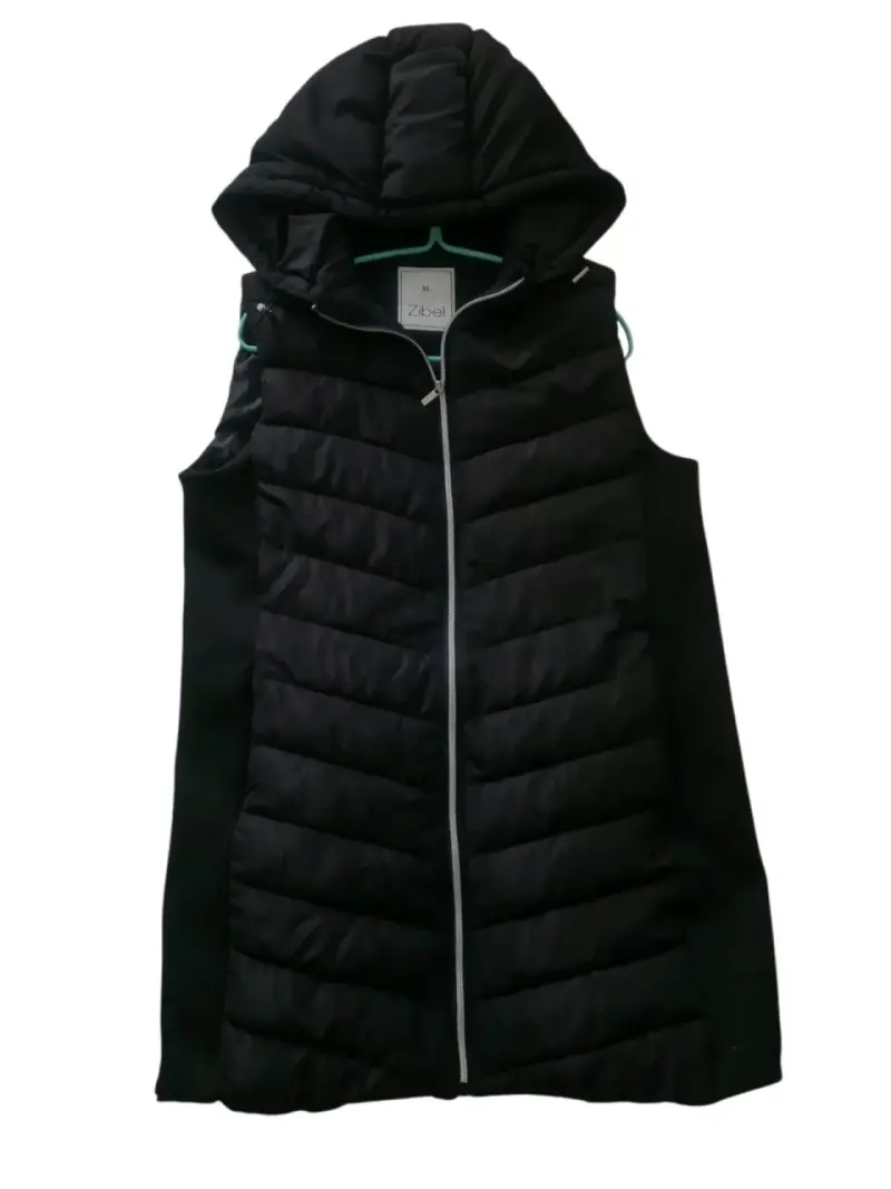 Parka sin mangas Zibel negra talla XL - 1