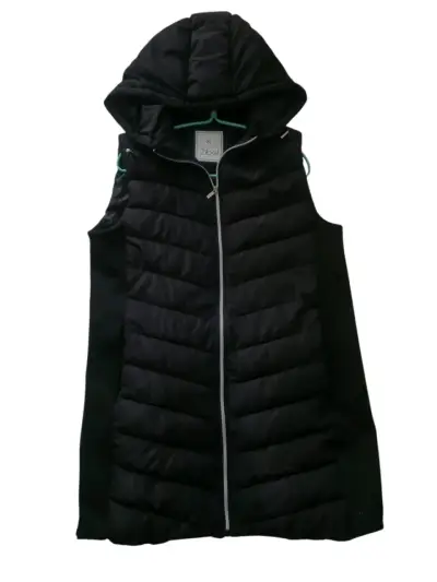 Parka sin mangas Zibel negra talla XL - miniatura 1