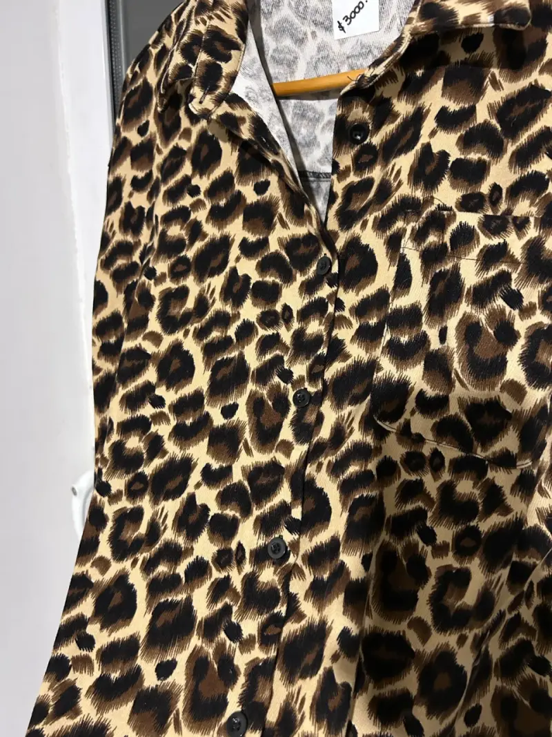 Camisa de mujer estampado leopardo - 2