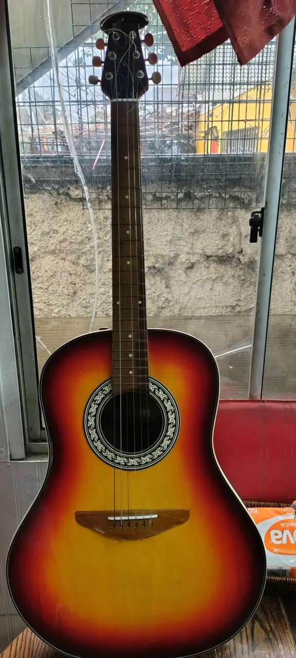 Guitarra acústica Faim color sunburst - 5