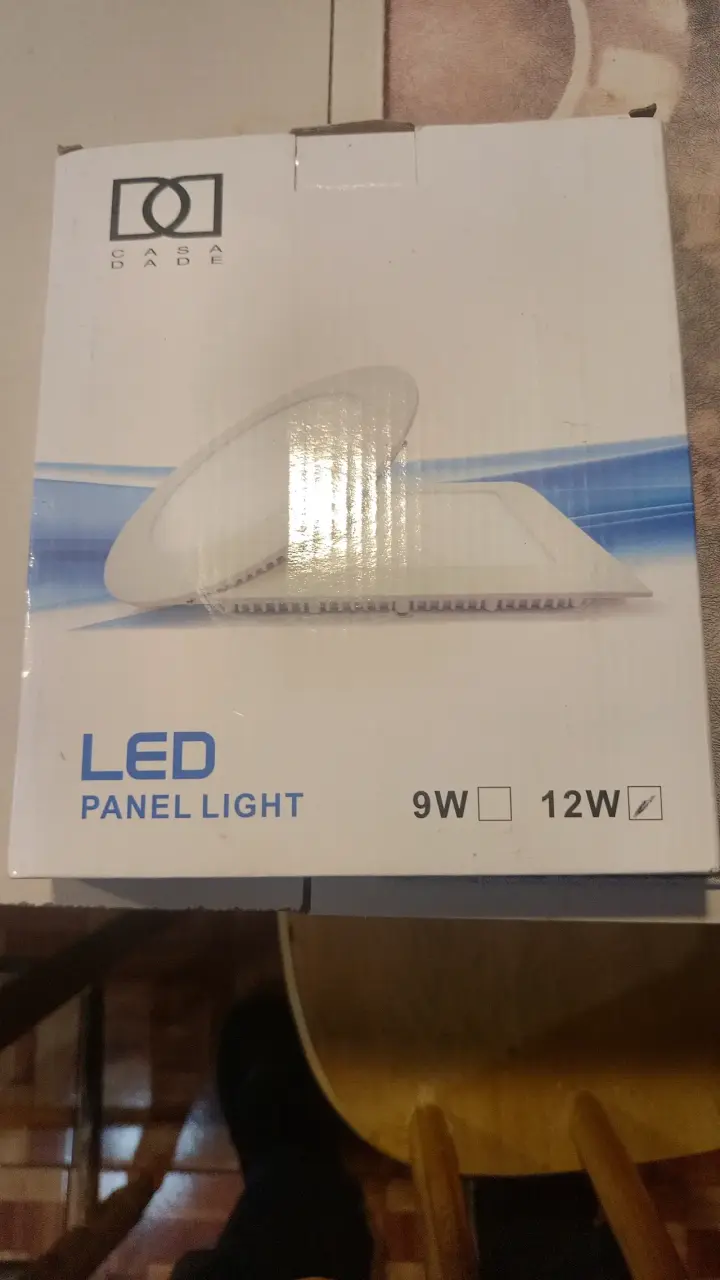 Luz LED de panel 12W Casa Dade