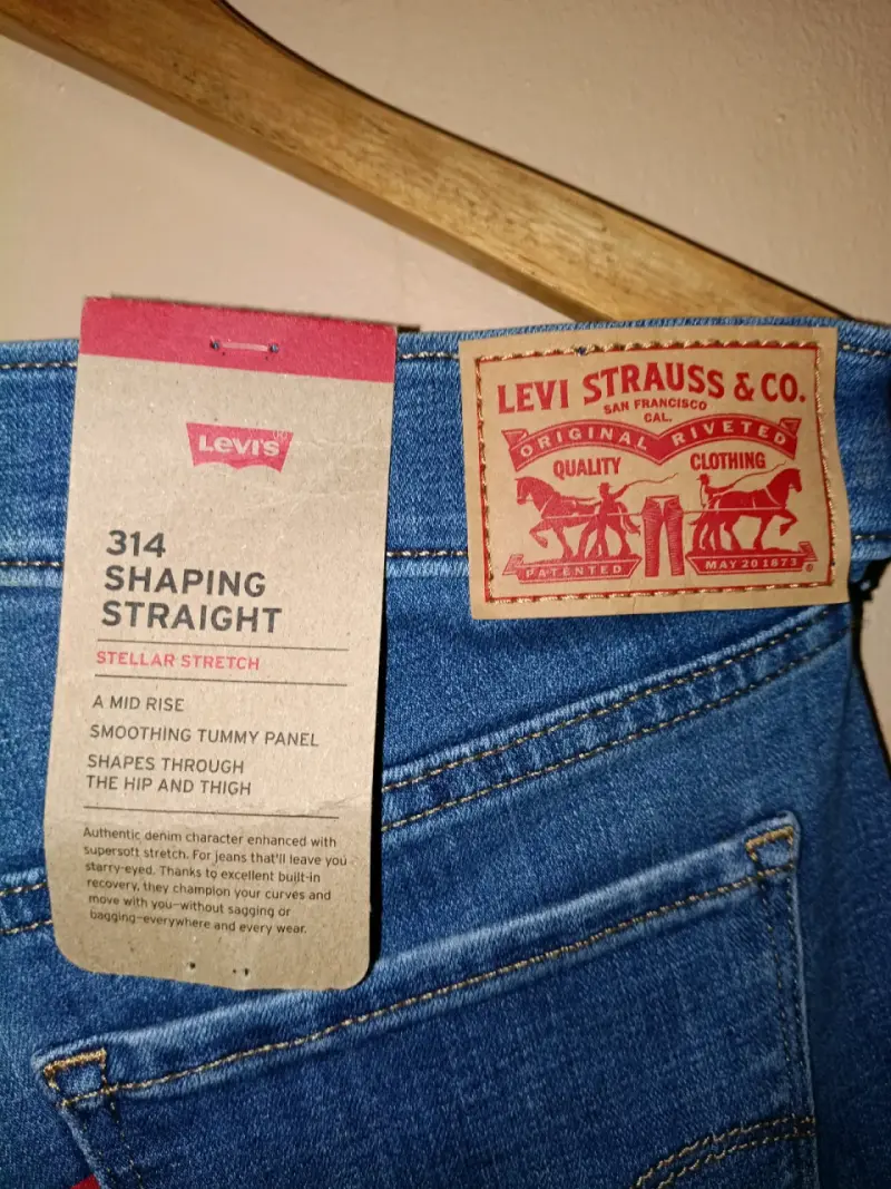 Jeans levis 314 shaping straight nuevos - 7