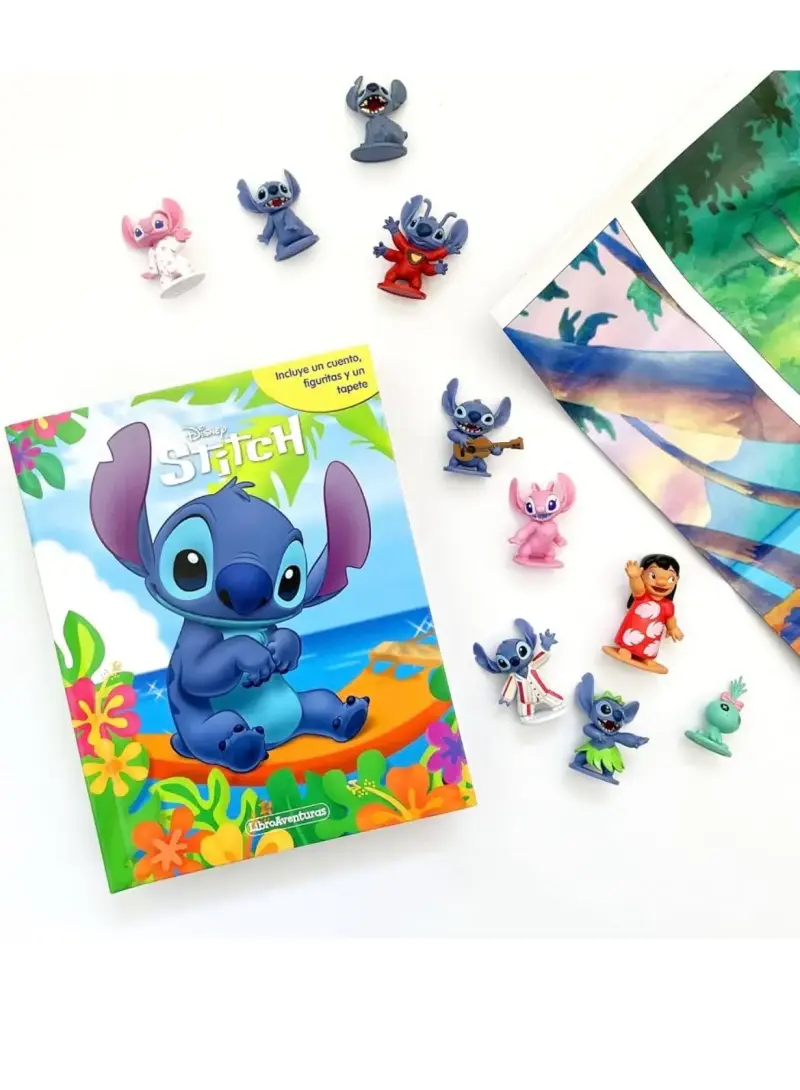 Libro de cuentos Disney Stitch con figuras - 1