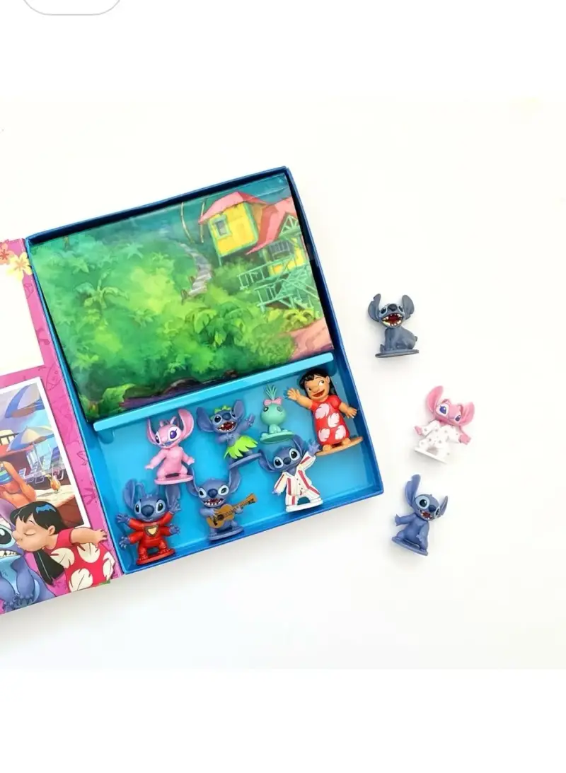 Libro de cuentos Disney Stitch con figuras - 3