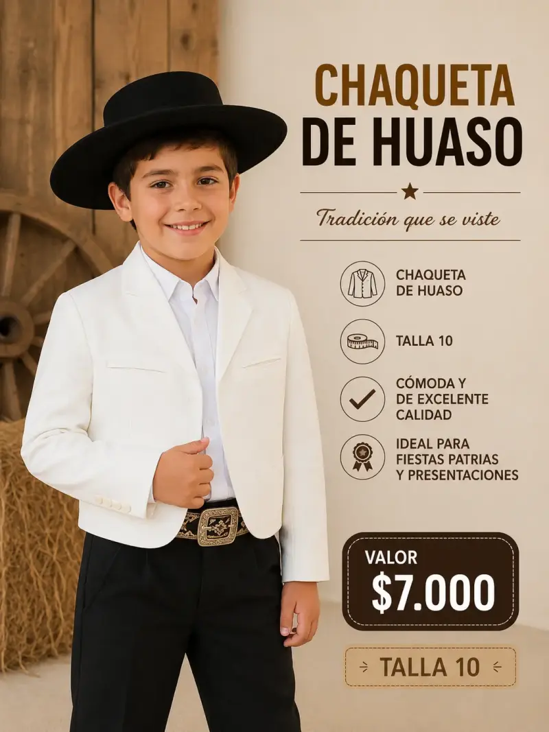 Chaqueta de Huaso para Niño - 1