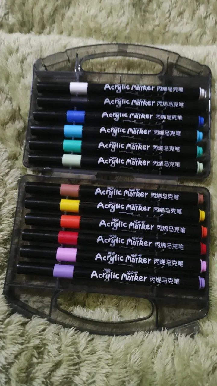 Set de 12 marcadores acrílicos Yimeng - 2
