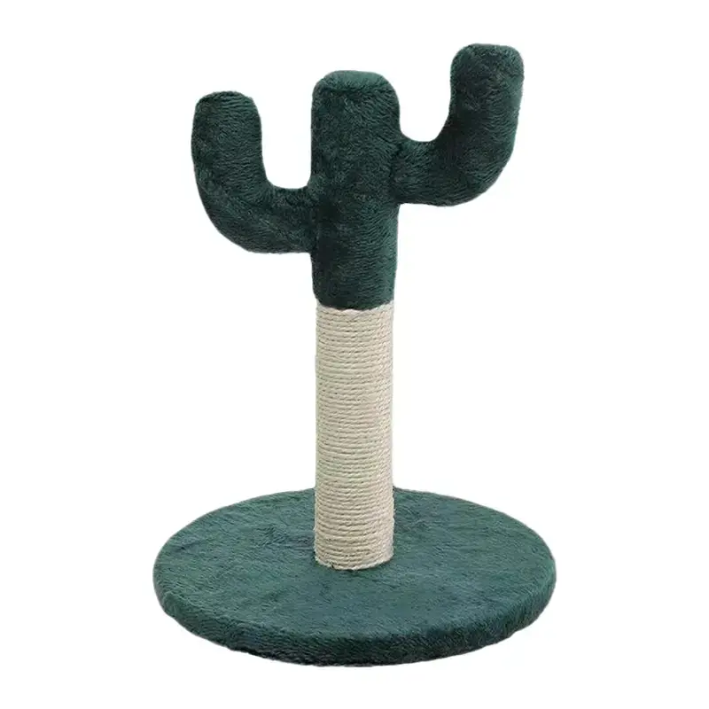 Rascador para gatos diseño cactus verde