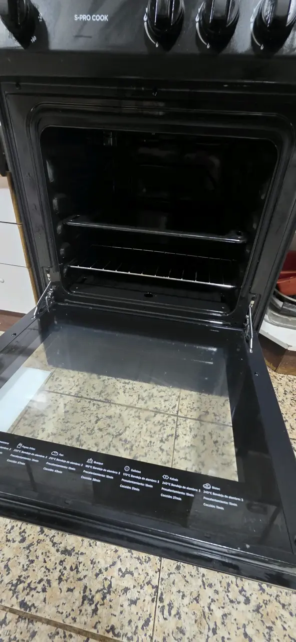 Cocina a gas Midea S-Pro Cook negra eficiente - 6
