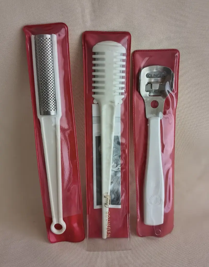 Set Vintage Solingen pedicura y depilacion Años 80 - 1