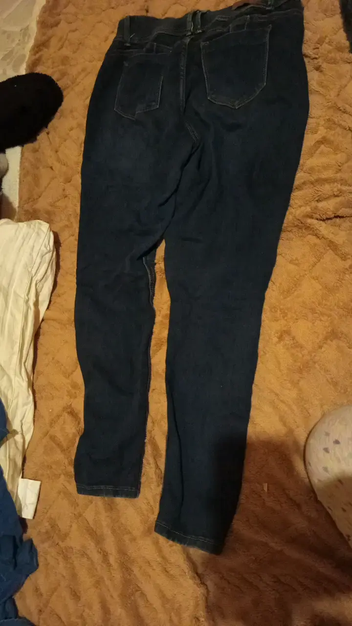 Jeans azul oscuro para mujer en buen estado - 2