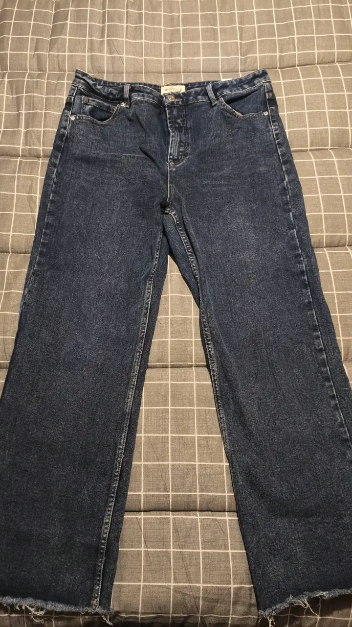 Jeans azul recto University - 1