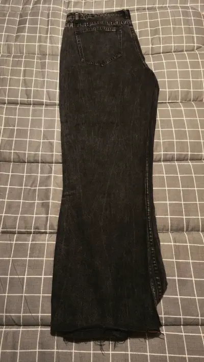 Jeans negros rectos Sybilla para mujer - miniatura 1