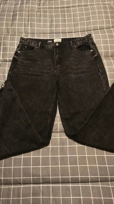 Jeans negros rectos Sybilla para mujer - miniatura 4