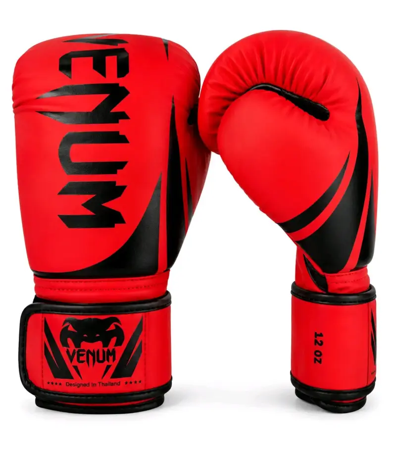 Guantes de Boxeo Rojos Venum 12 oz