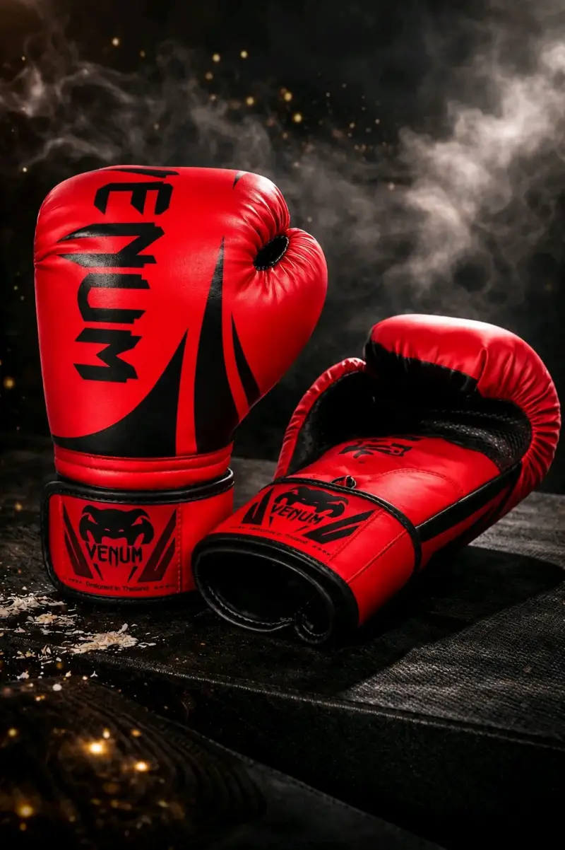 Guantes de Boxeo Rojos Venum 12 oz - 2